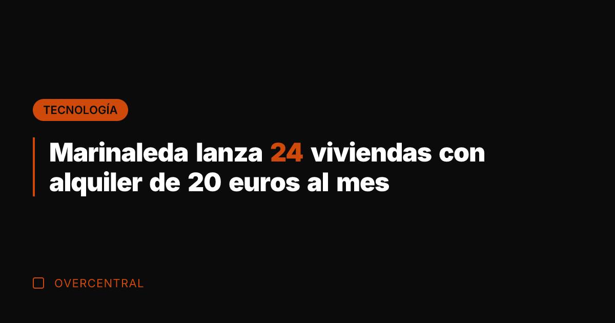 Marinaleda lanza 24 viviendas con alquiler de 20 euros al mes