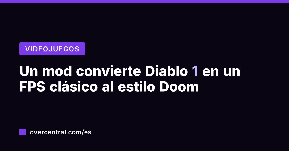 Un mod convierte Diablo 1 en un FPS clásico al estilo Doom