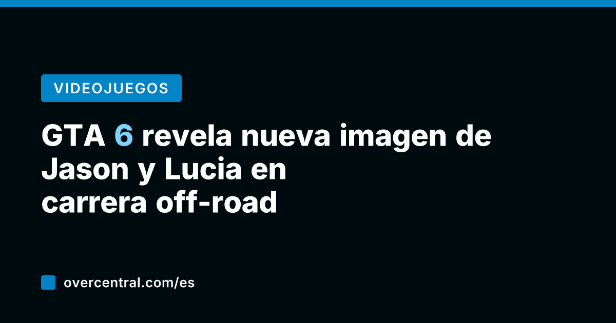 GTA 6 revela nueva imagen de Jason y Lucia en carrera off-road