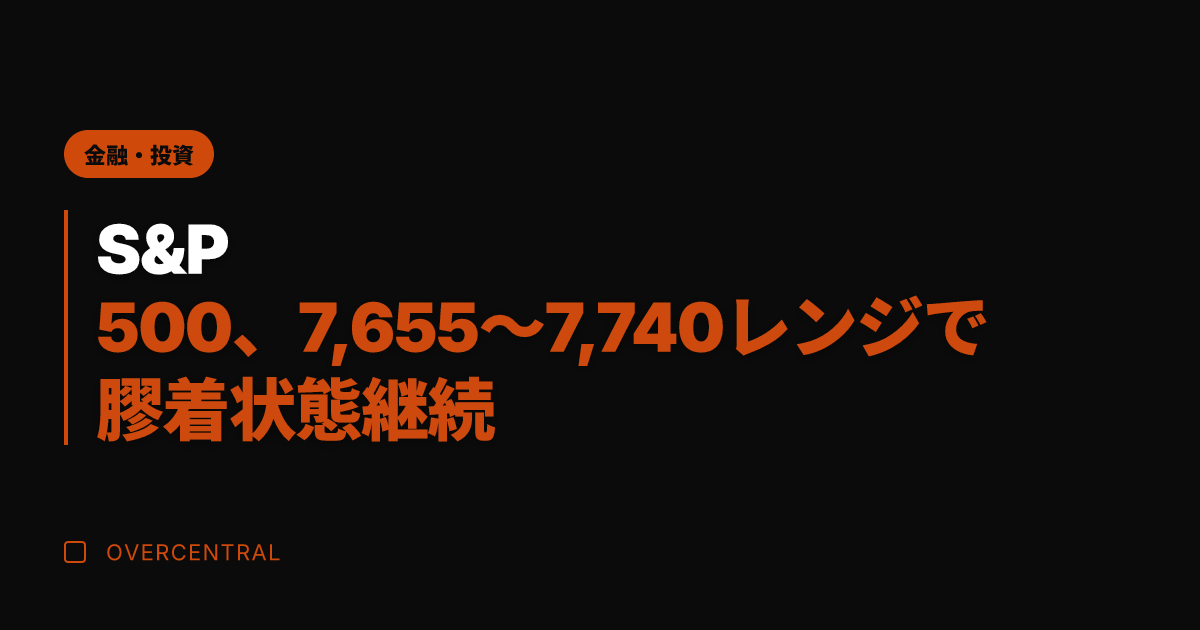 S&P 500、