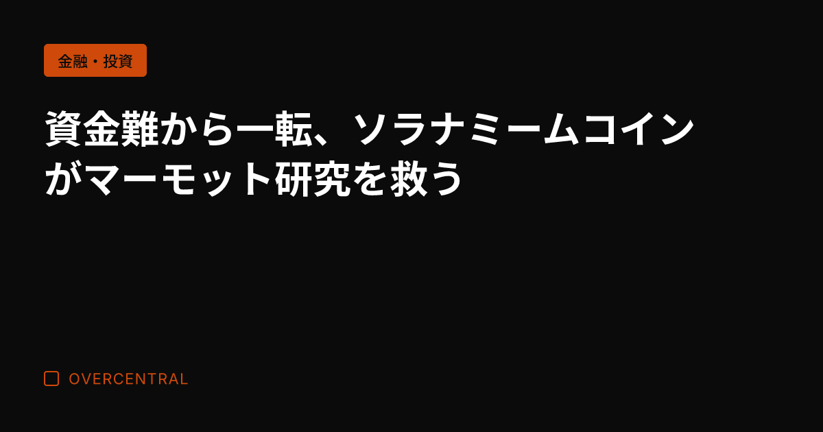 資金難から一転、ソラナミ
