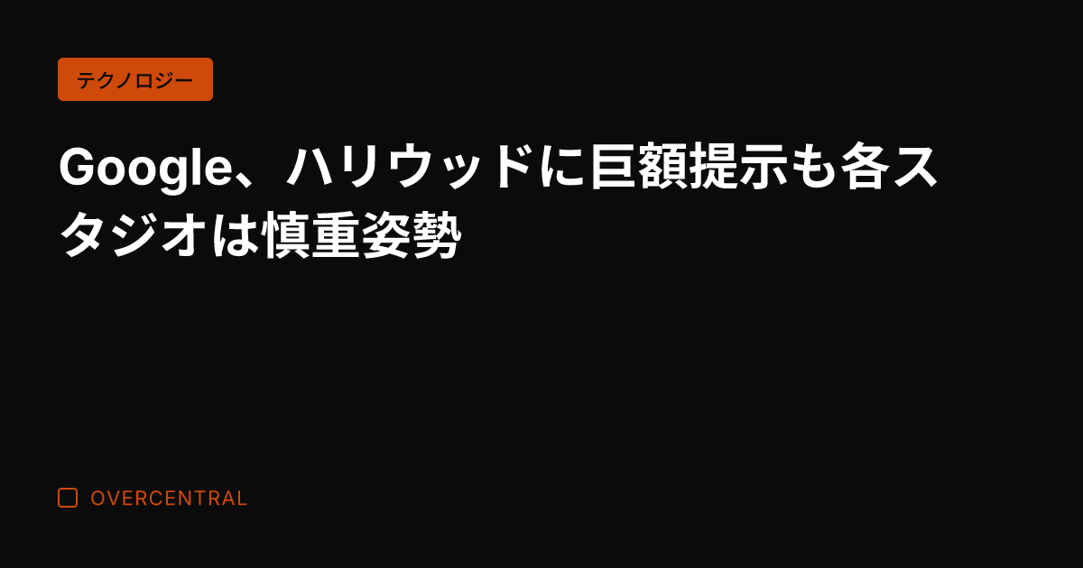 Google、ハリウッド