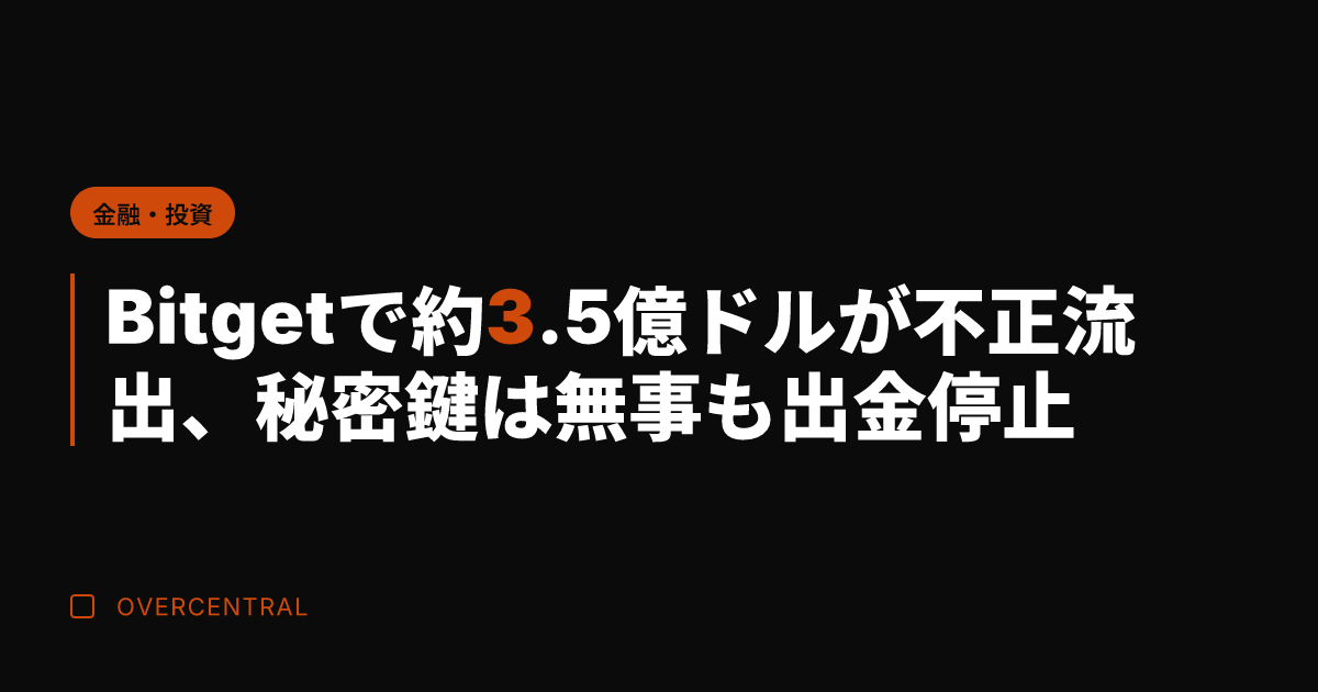 Bitgetで約3.5億