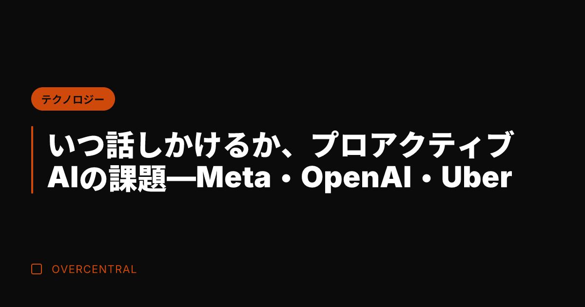 いつ話しかけるか、プロア