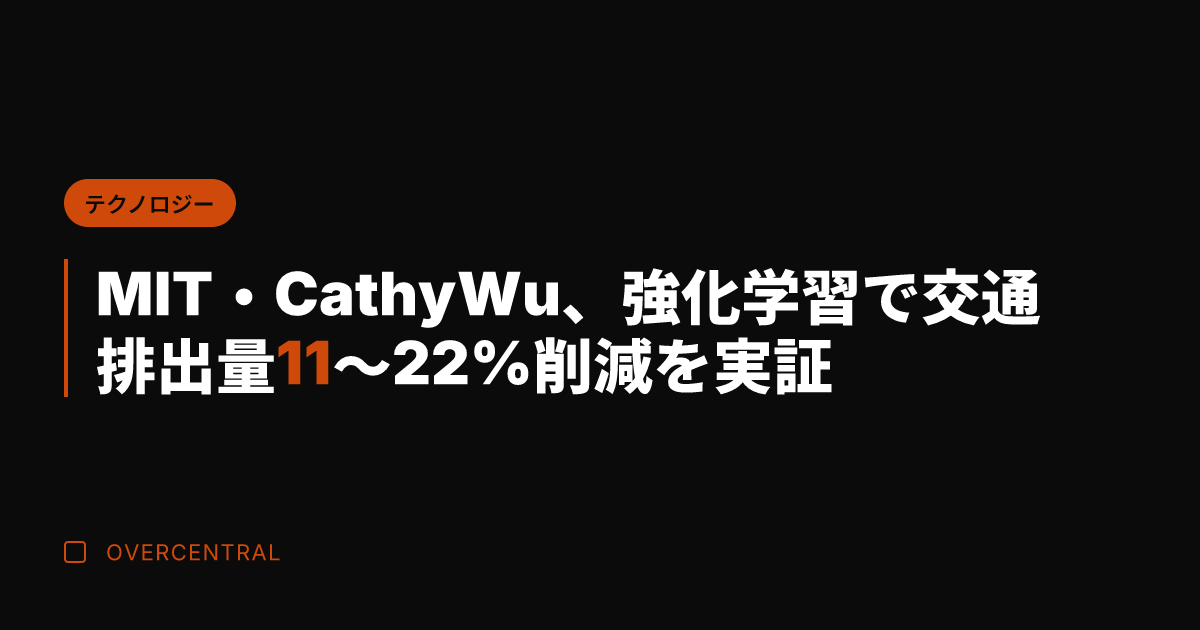 MIT・Cathy Wu