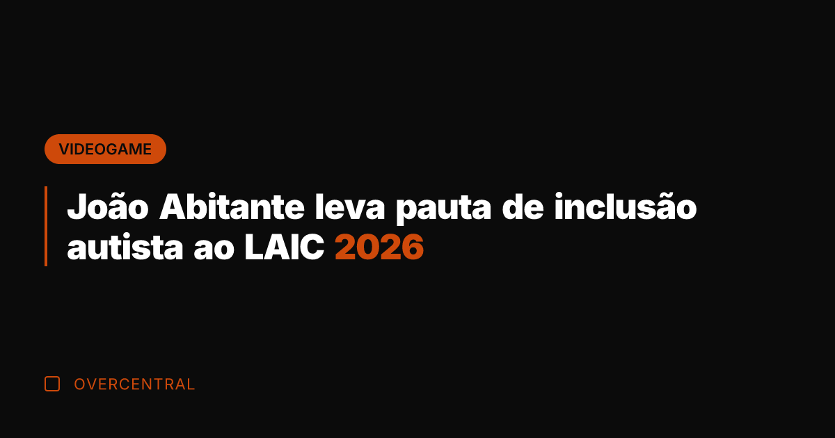 João Abitante leva pauta de inclusão autista ao LAIC 2026