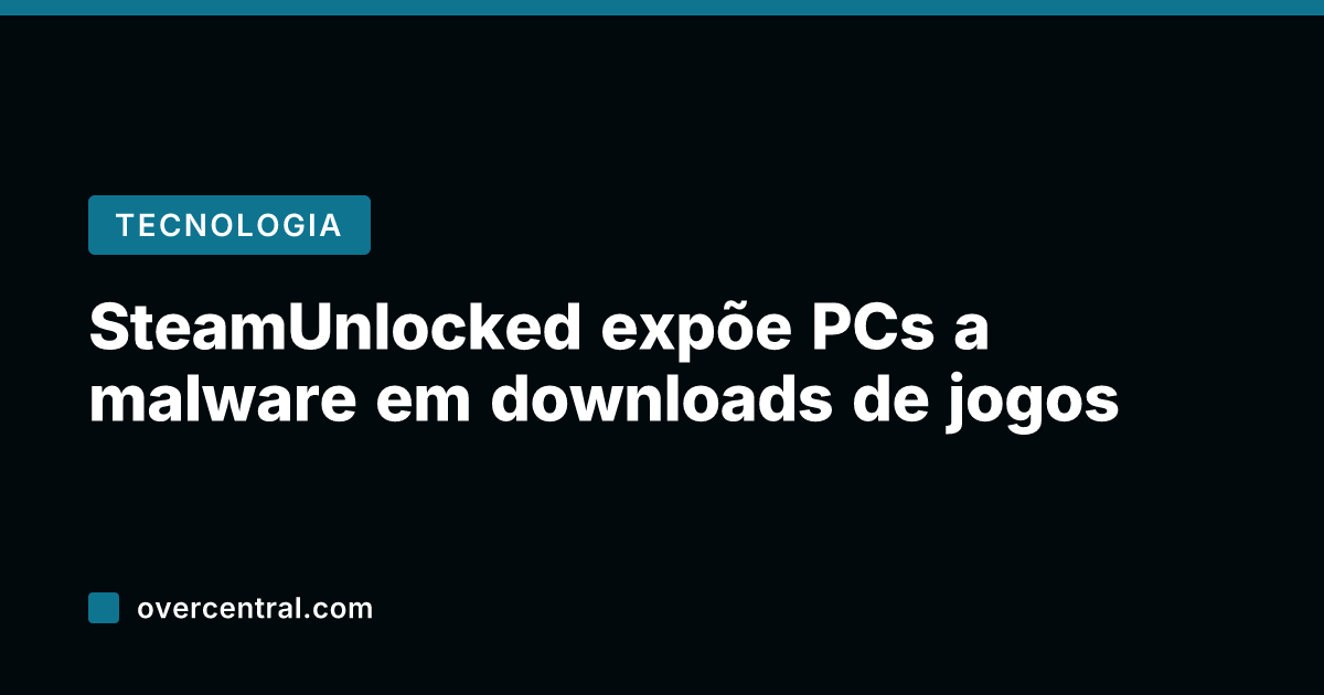 SteamUnlocked expõe PCs a malware em downloads de jogos