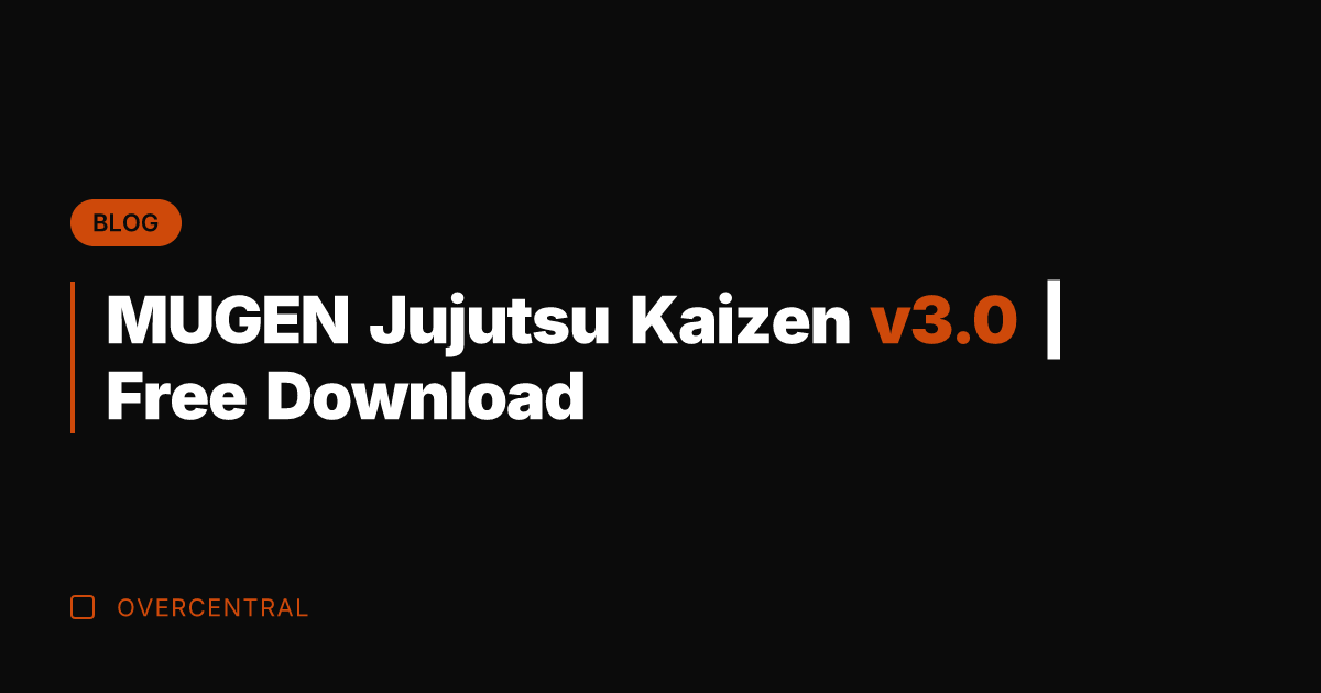 MUGEN Jujutsu Kaizen v3.0 | Free Download