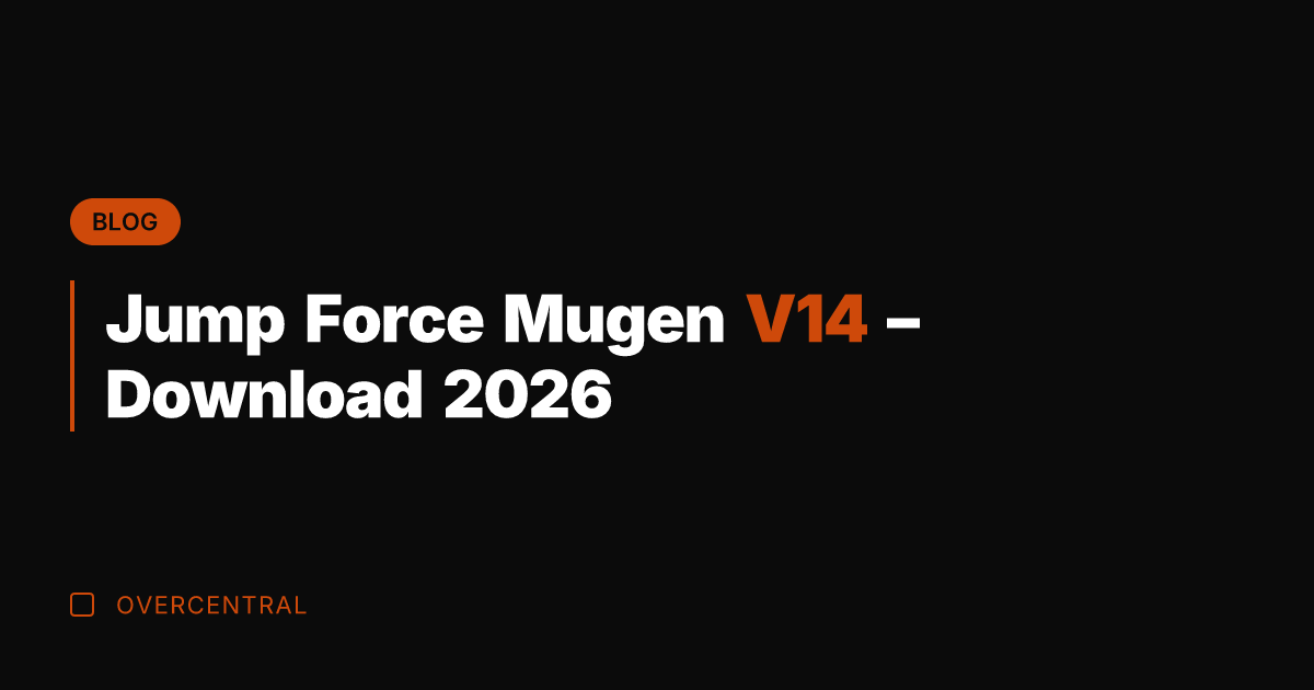 Jump Force Mugen V14 - Download 2026