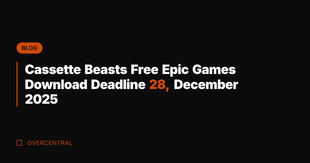 Cassette Beasts Free Epic Games Download Deadline 28, December 2025