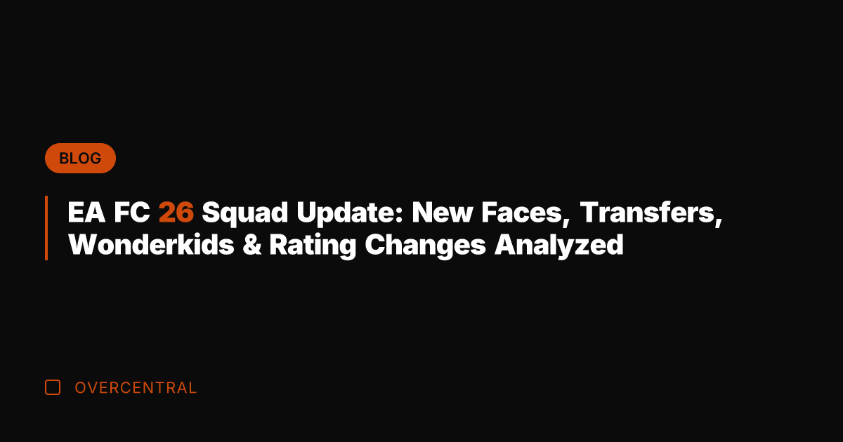 EA FC 26 Squad Update: New Faces, Transfers, Wonderkids & Rating Changes