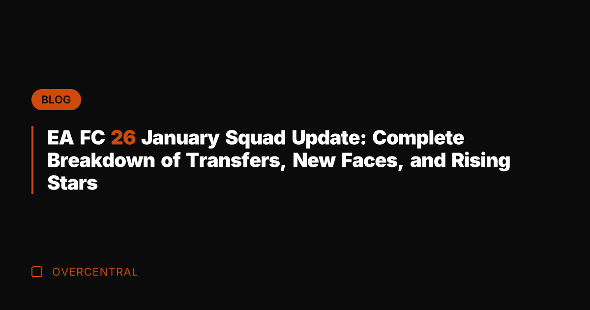 EA FC 26 January Squad Update: Complete Breakdown of Transfers, New Faces,