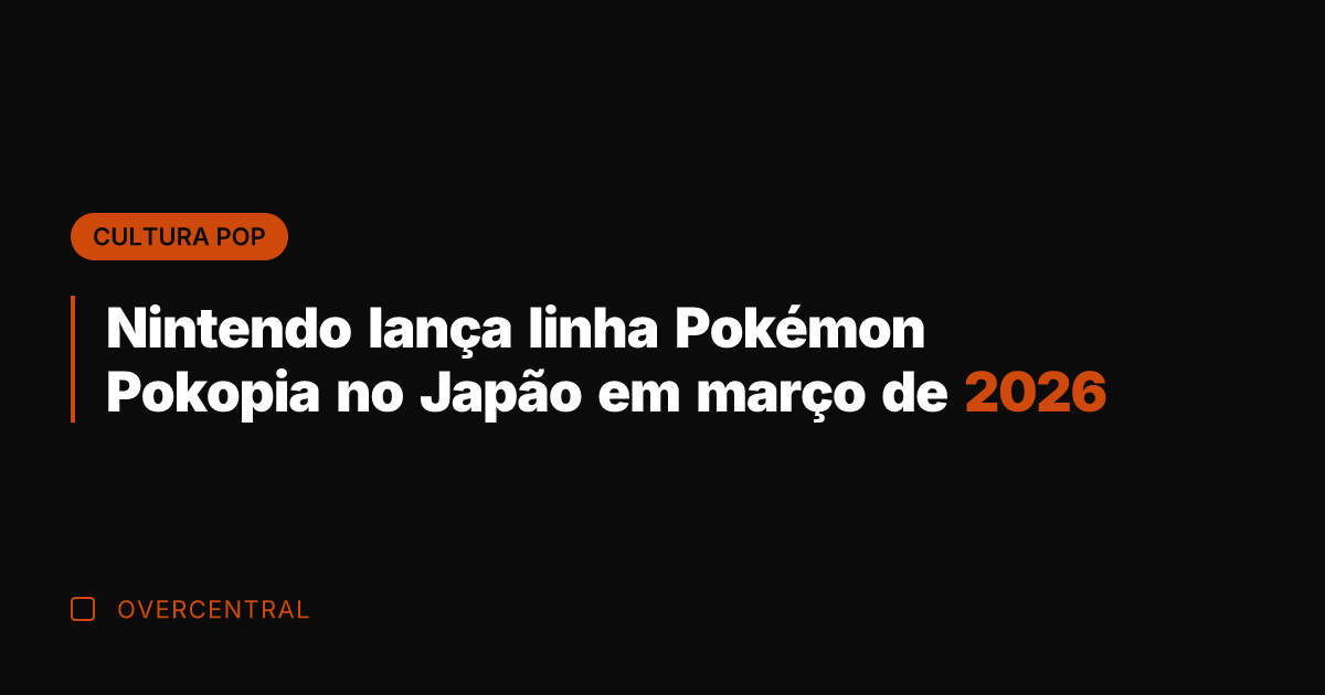 Nintendo lança linha Pokémon Pokopia no Japão em março de 2026