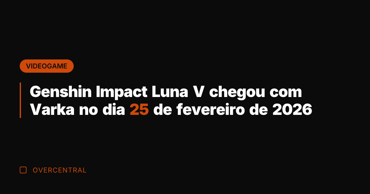 Genshin Impact Luna V chegou com Varka no dia 25 de fevereiro