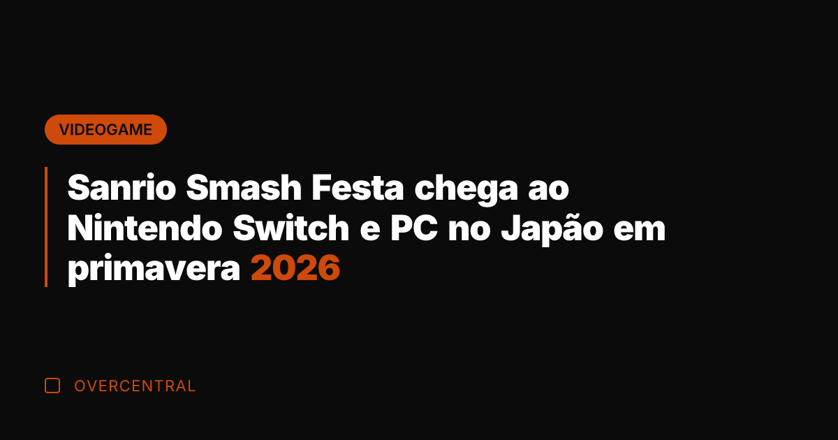 Sanrio Smash Festa chega ao Nintendo Switch e PC no Japão em