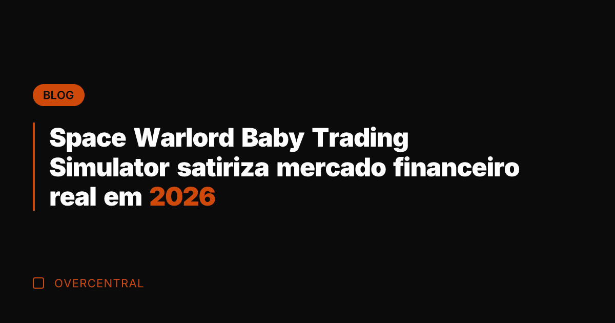 Space Warlord Baby Trading Simulator satiriza mercado financeiro real em 2026