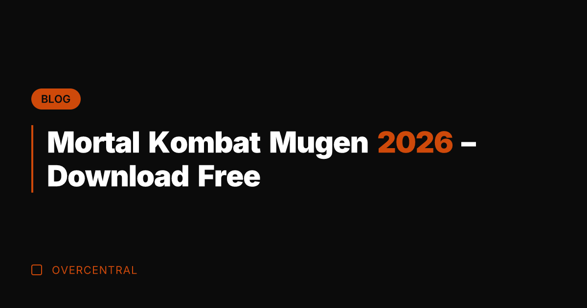 Mortal Kombat Mugen 2026 - Download Free