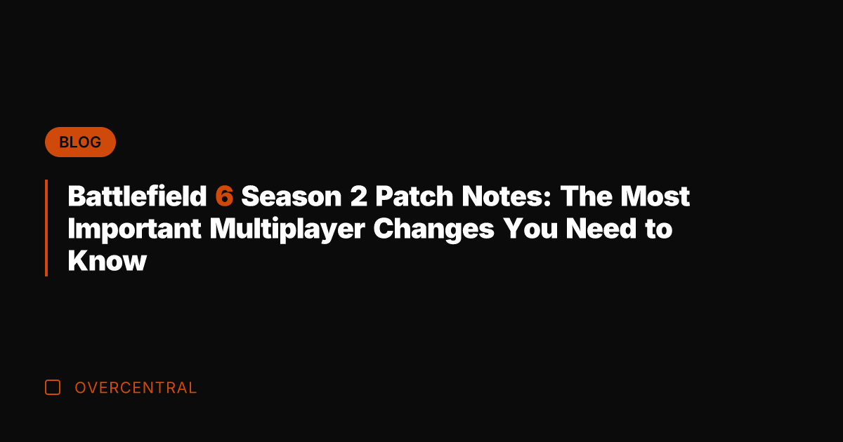 Battlefield 6 Season 2 Patch Notes: The Most Important Multiplayer Changes You
