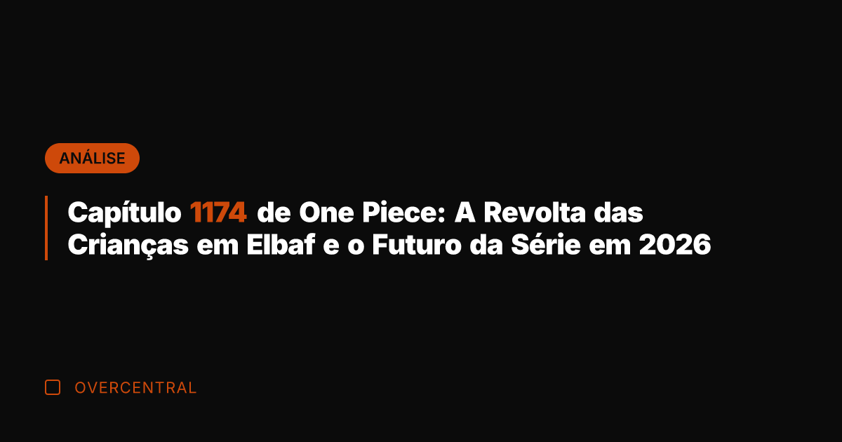Capítulo 1174 de One Piece: A Revolta das Crianças em Elbaf e