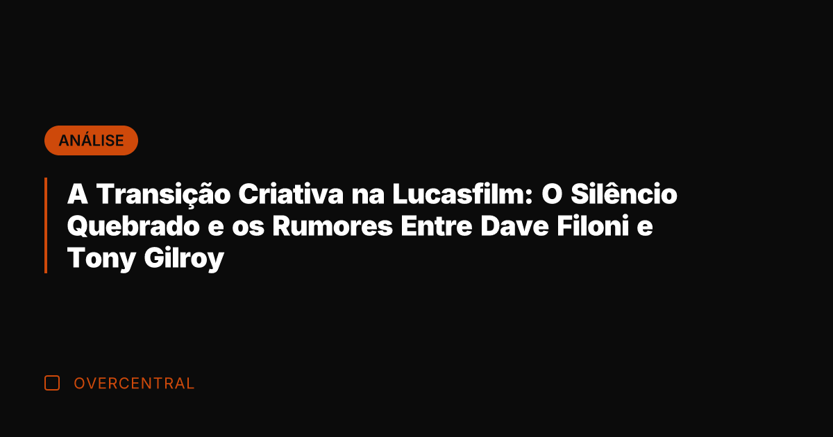A Transição Criativa na Lucasfilm: O Silêncio Quebrado e os Rumores Entre