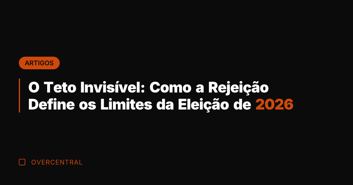 O Teto Invisível: Como a Rejeição Define os Limites da Eleição de