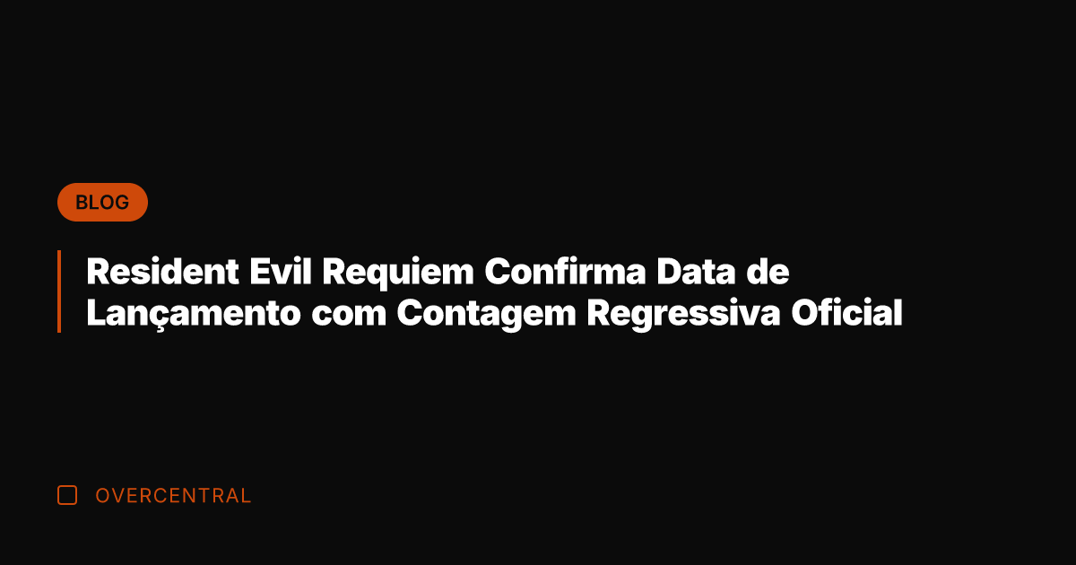 Resident Evil Requiem Confirma Data de Lançamento com Contagem Regressiva Oficial