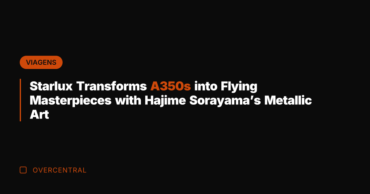 Starlux Transforms A350s into Flying Masterpieces with Hajime Sorayama's Metallic Art