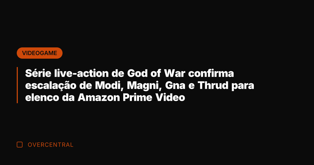 Série live-action de God of War confirma escalação de Modi, Magni, Gna