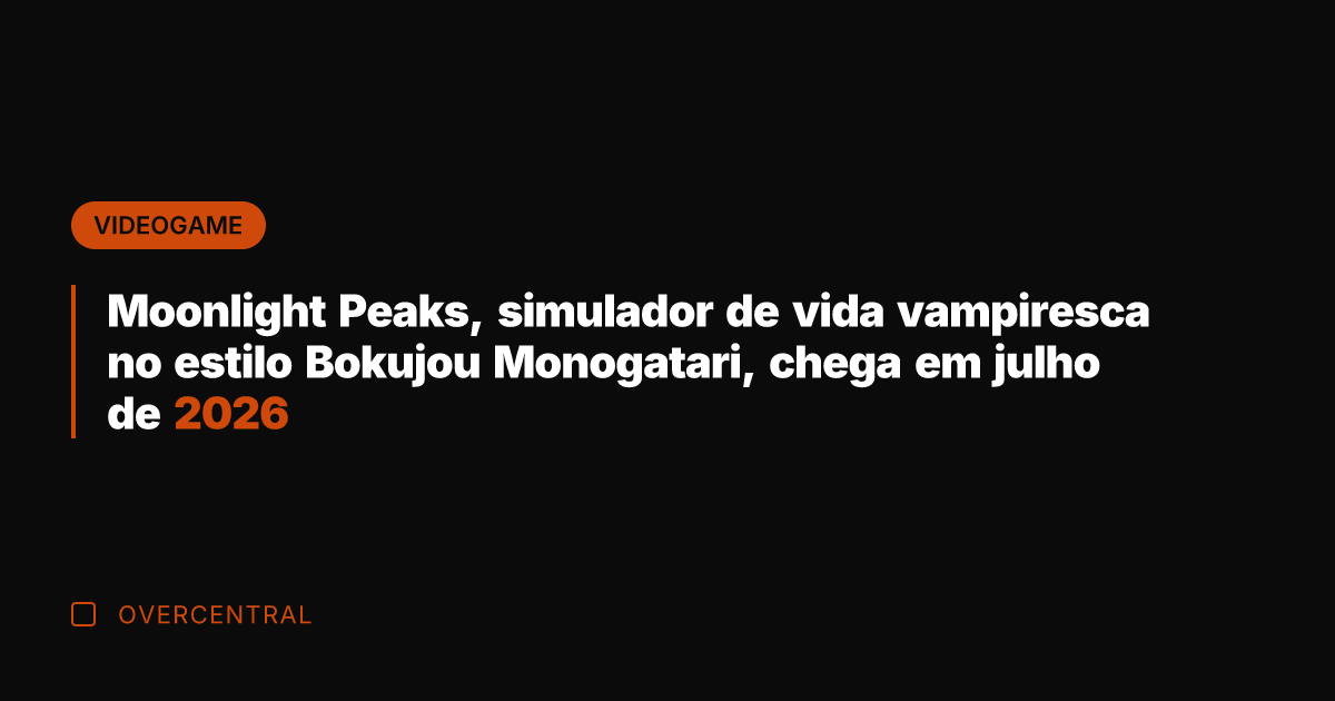 Moonlight Peaks, simulador de vida vampiresca no estilo Bokujou Monogatari, chega em