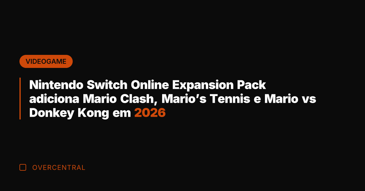 Nintendo Switch Online Expansion Pack adiciona Mario Clash, Mario's Tennis e Mario