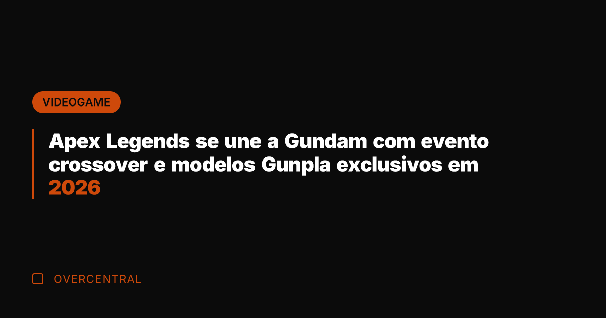 Apex Legends se une a Gundam com evento crossover e modelos Gunpla