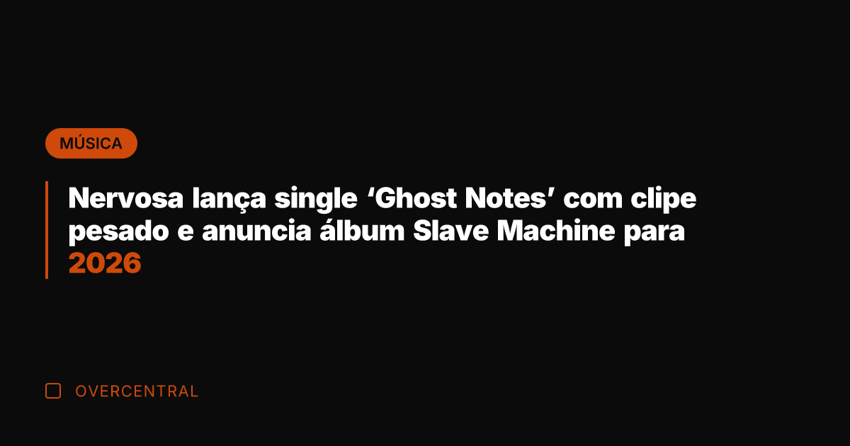 Nervosa lança single 'Ghost Notes' com clipe pesado e anuncia álbum Slave