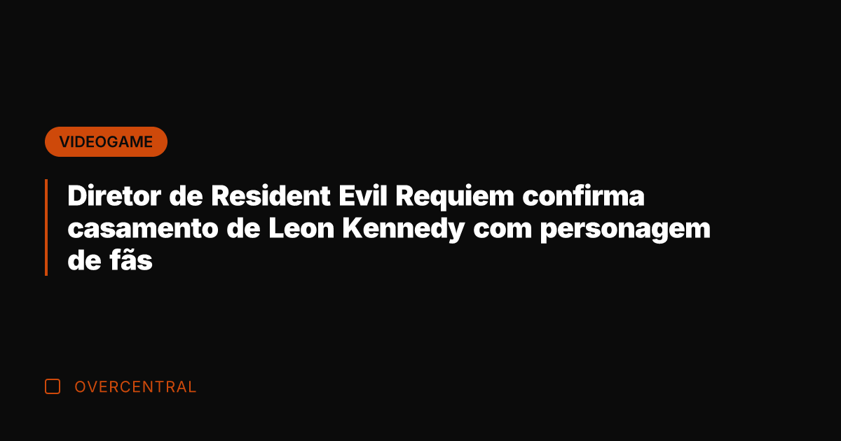 Diretor de Resident Evil Requiem confirma casamento de Leon Kennedy com personagem