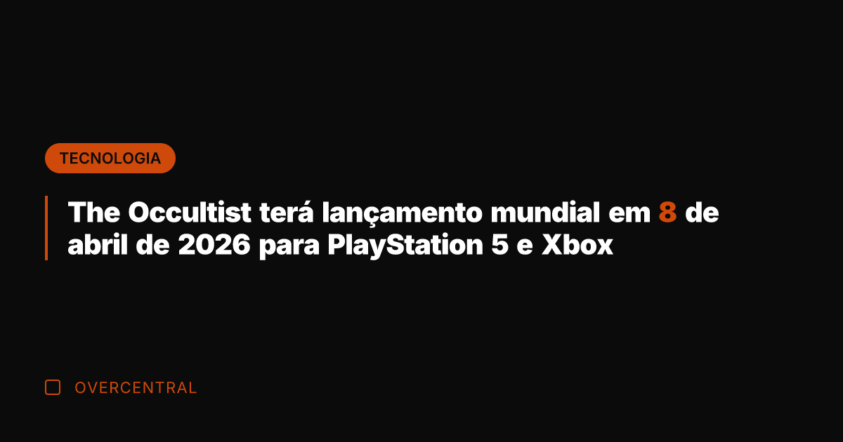 The Occultist terá lançamento mundial em 8 de abril de 2026 para