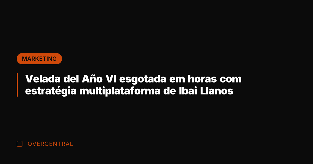 Velada del Año VI esgotada em horas com estratégia multiplataforma de Ibai