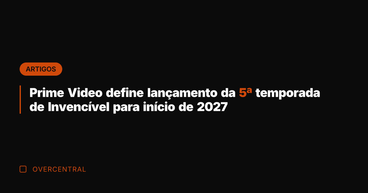 Prime Video define lançamento da 5ª temporada de Invencível para início de