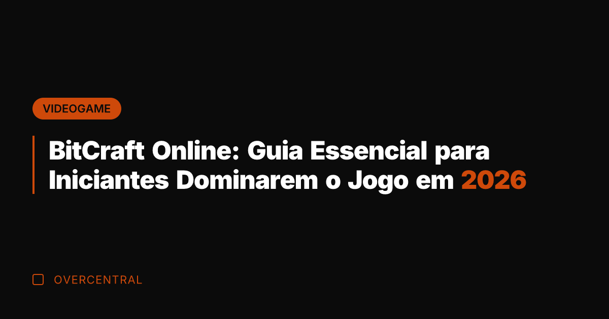 BitCraft Online: Guia Essencial para Iniciantes Dominarem o Jogo em 2026 BitCraft Online: Guia Essencial para Iniciantes Dominarem o Jogo em 2026