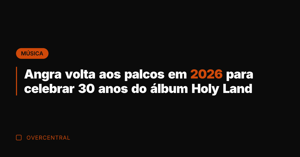Angra volta aos palcos em 2026 para celebrar 30 anos do álbum