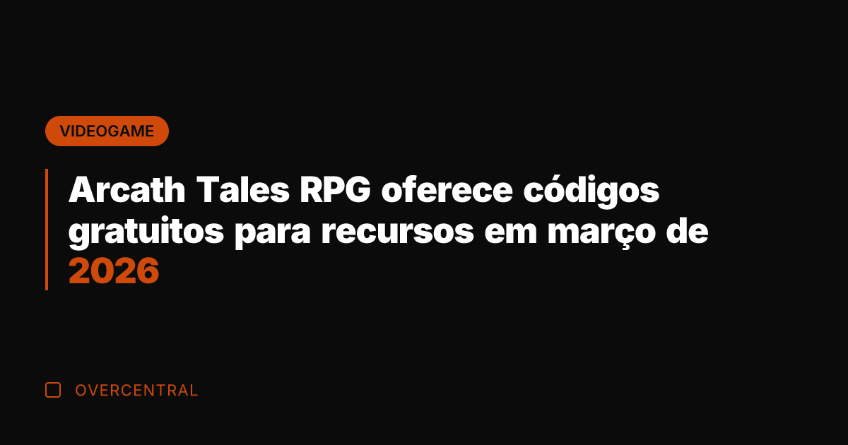 Arcath Tales RPG oferece códigos gratuitos para recursos em março de 2026
