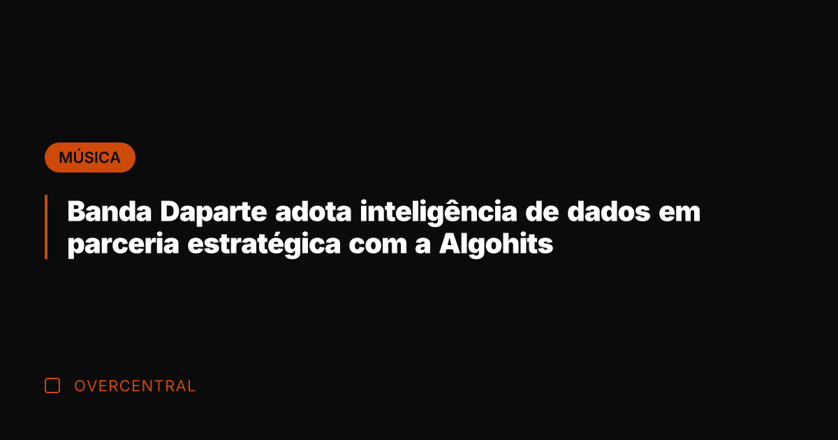Banda Daparte adota inteligência de dados em parceria estratégica com a Algohits