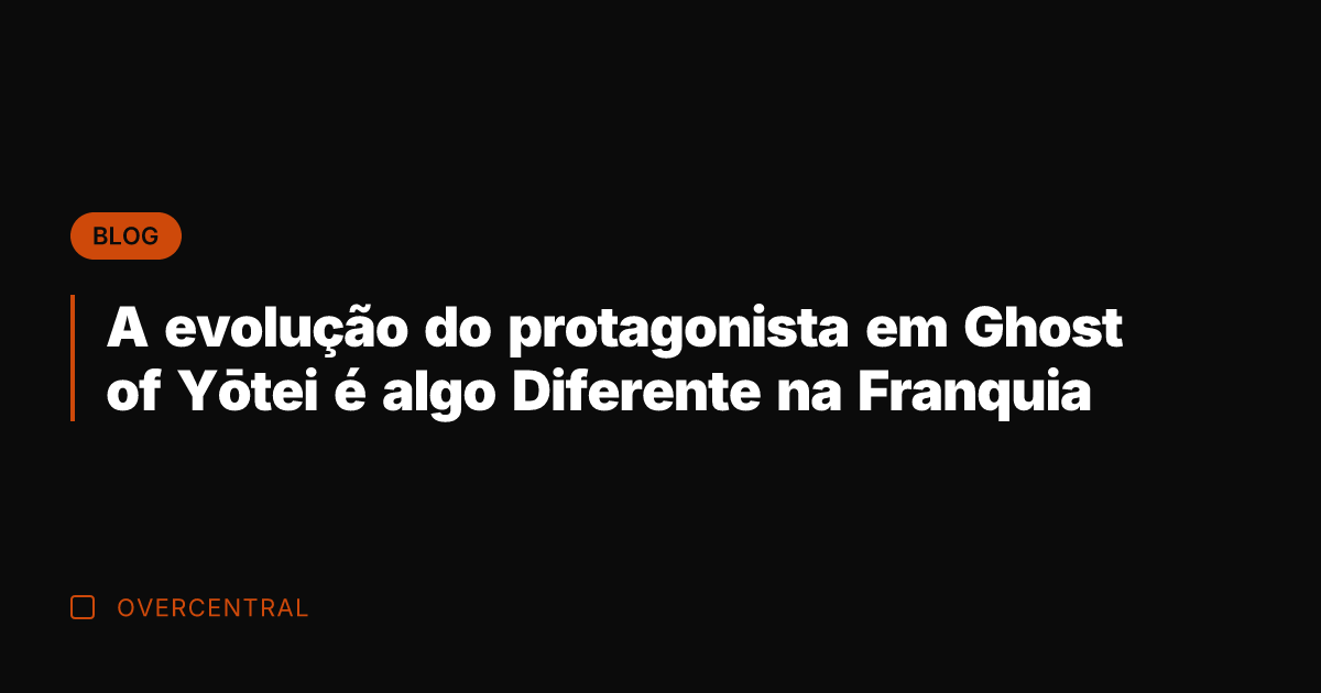 A evolução do protagonista em Ghost of Yōtei é algo Diferente na