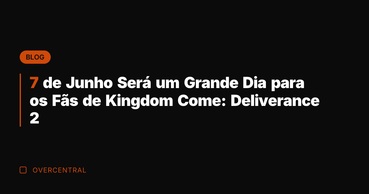 7 de Junho Será um Grande Dia para os Fãs de Kingdom