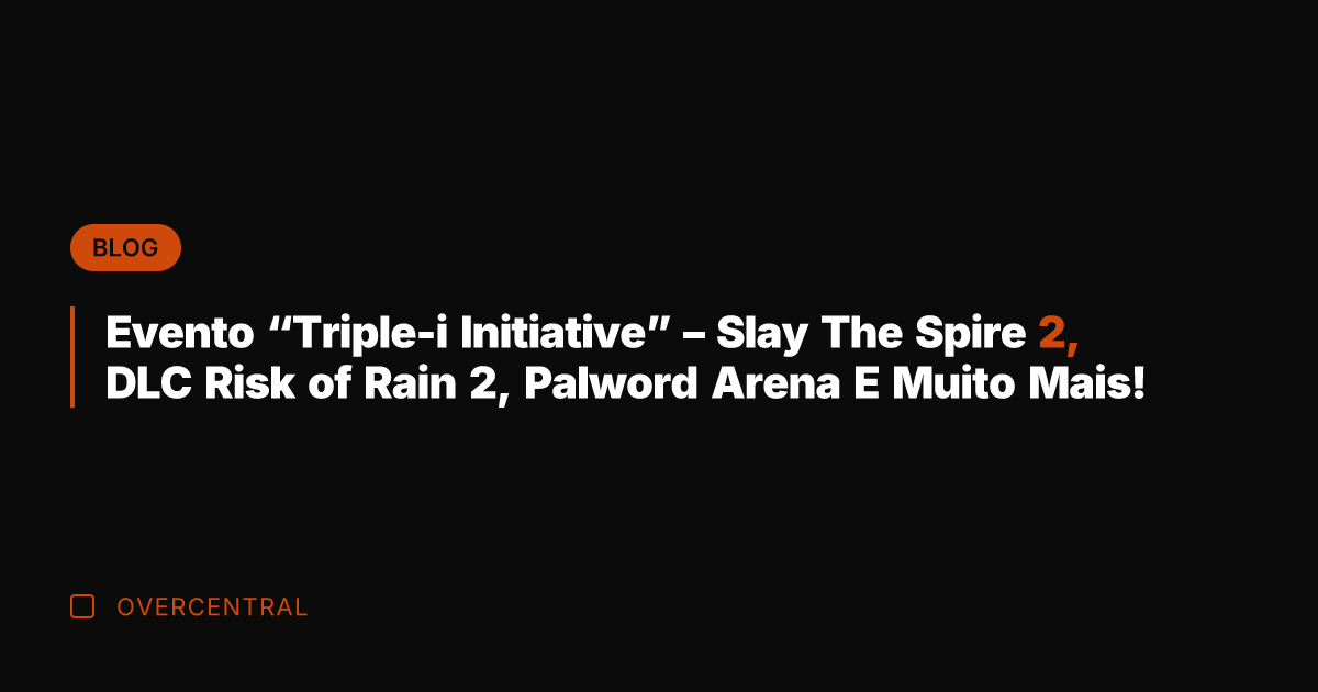 Evento "Triple-i Initiative" - Slay The Spire 2, DLC Risk of Rain