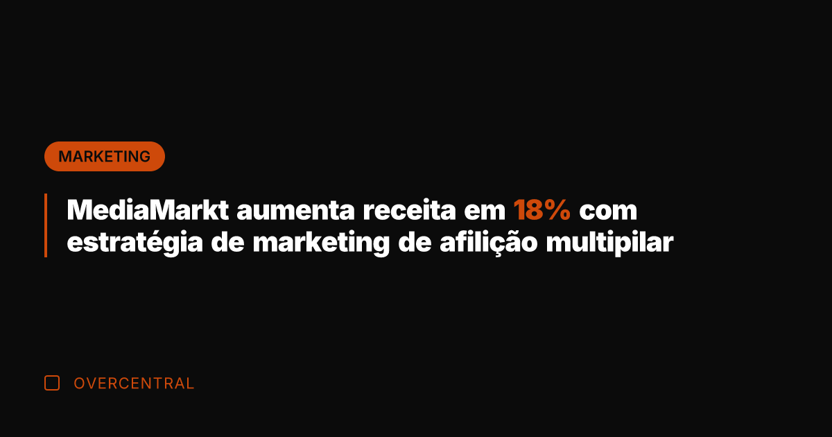 MediaMarkt aumenta receita em 18% com estratégia de marketing de afilição multipilar