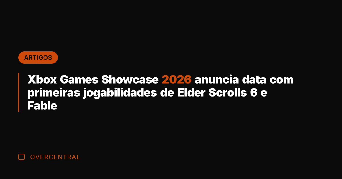 Xbox Games Showcase 2026 anuncia data com primeiras jogabilidades de Elder Scrolls