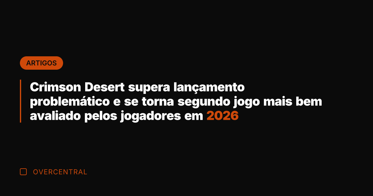 Crimson Desert supera lançamento problemático e se torna segundo jogo mais bem