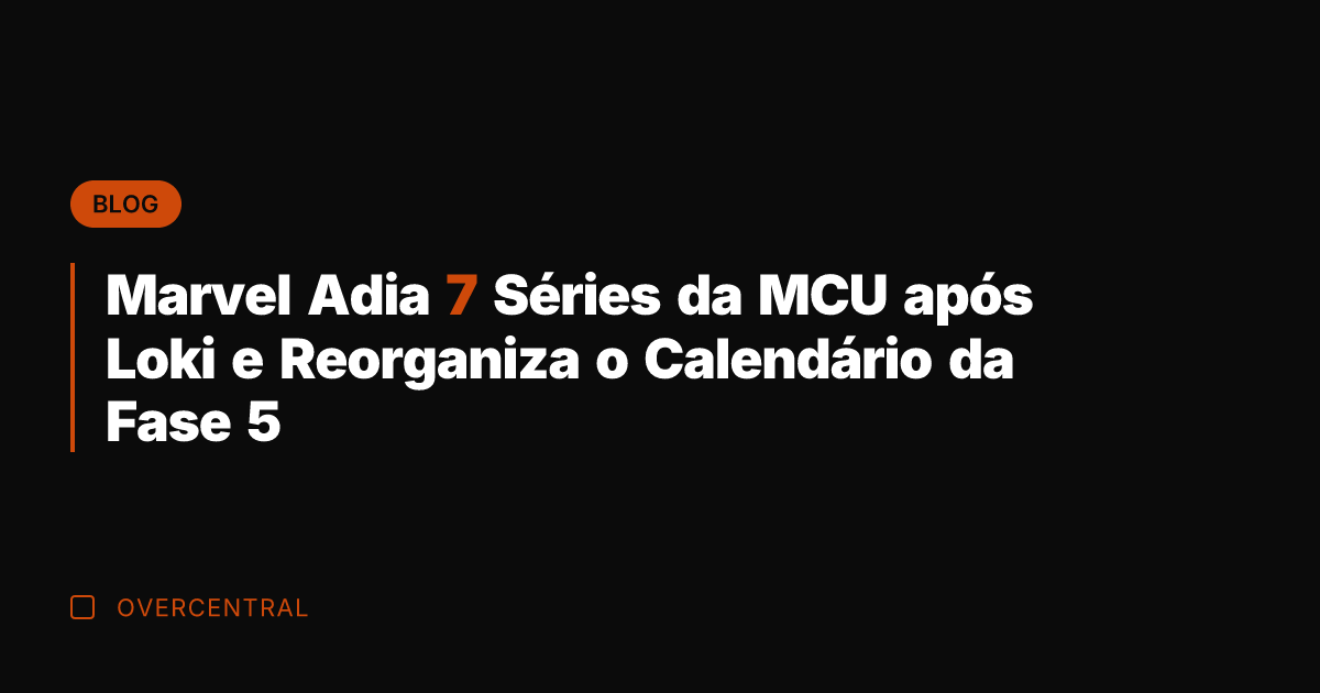 Marvel Adia 7 Séries da MCU após Loki e Reorganiza o Calendário