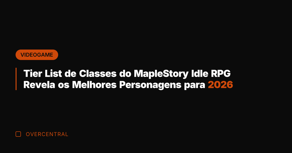 Tier List de Classes do MapleStory Idle RPG Revela os Melhores Personagens