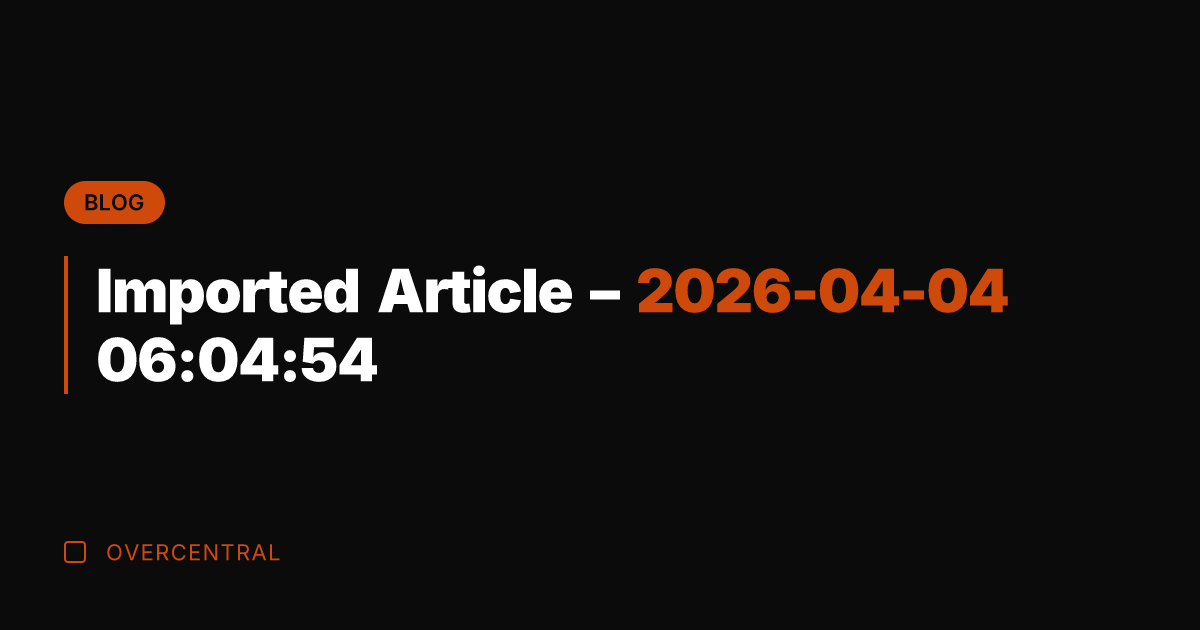 Imported Article - 2026-04-04 06:04:54