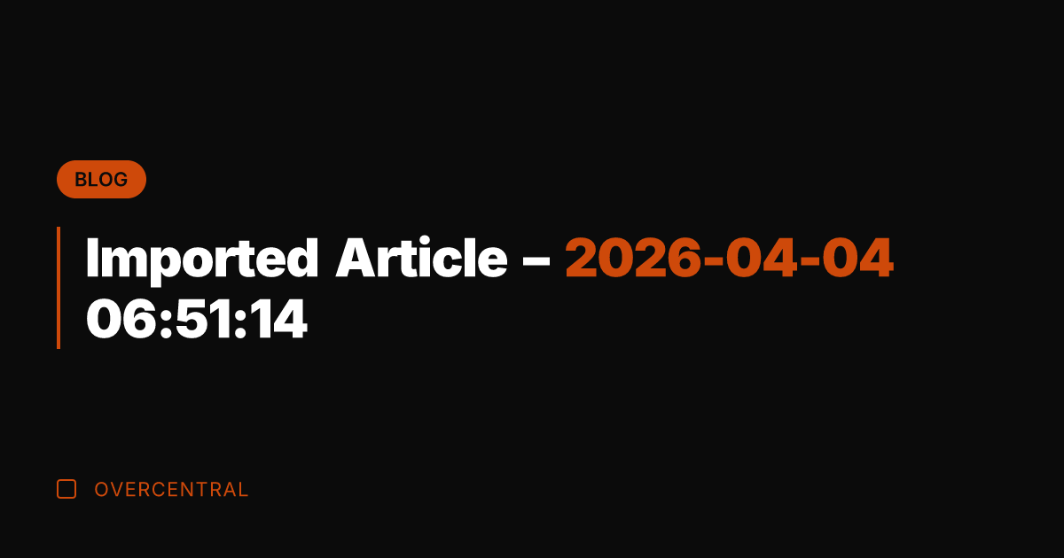 Imported Article - 2026-04-04 06:51:14